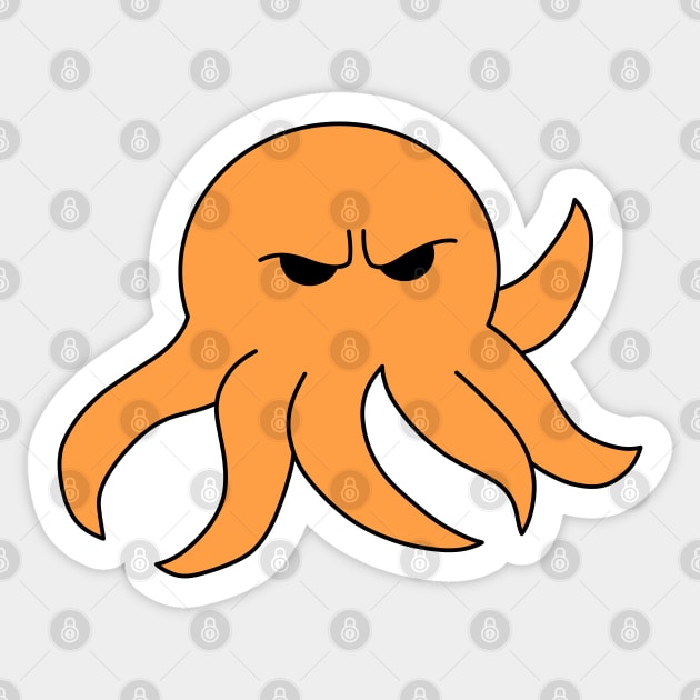 Mad Octopus Sticker by MysticHeart